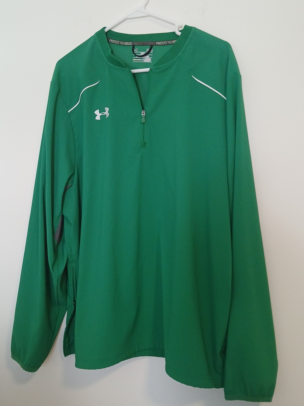 Under Armour Men's Green Training 1/4 Zip Golf Pullover